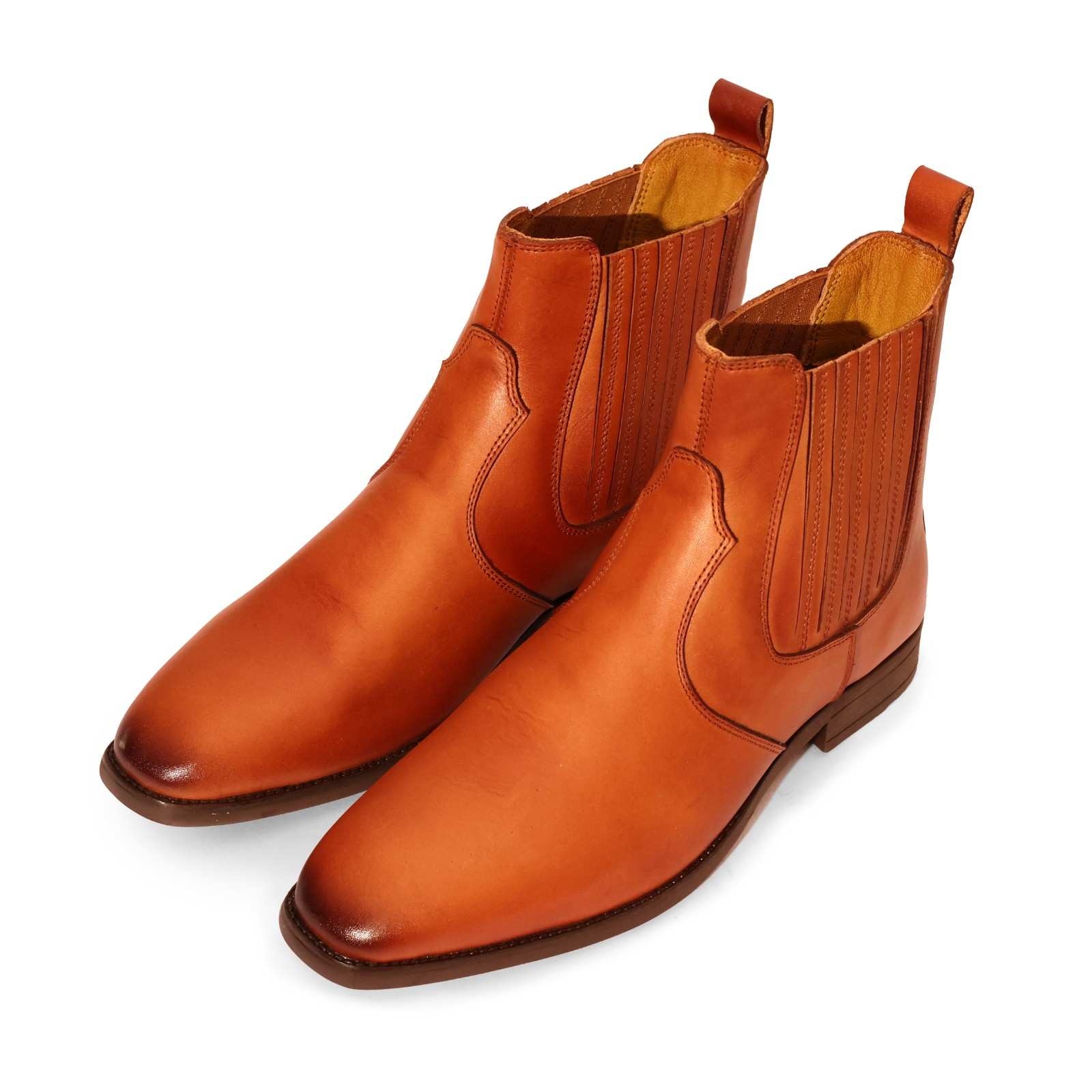 Tan Chelsea Boots - Image 2